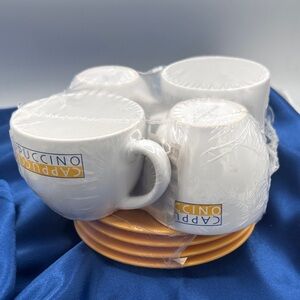 Cappuccino White and Yellow Espresso Cup Set - Waechtersbach
